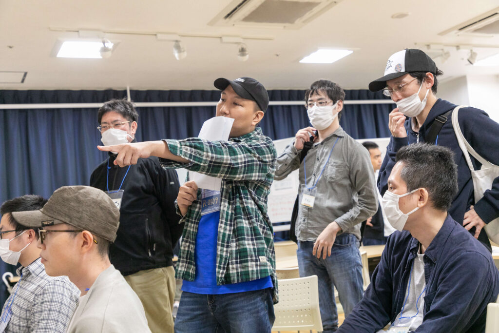 体験ブースにて熱血指導中：JAWS PLAYERS #4より